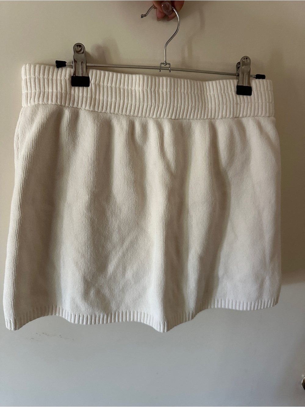 Alo Yoga Scholar Knit Cargo Skirt - Ivory size M - Picture 6 of 9